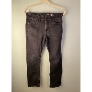 Volcom Solver Modern Straight Jeans 30 x 29 Black